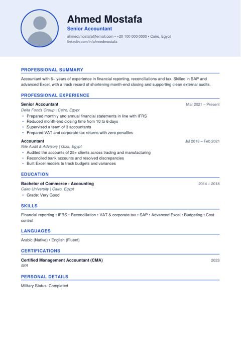نموذج CV Photo Word
